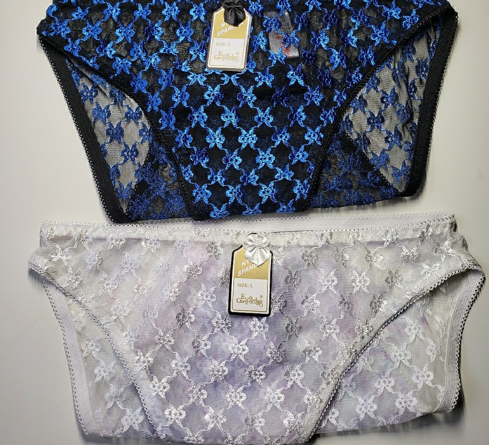 NWT Eva Cervantes Lace Panties Set (L)